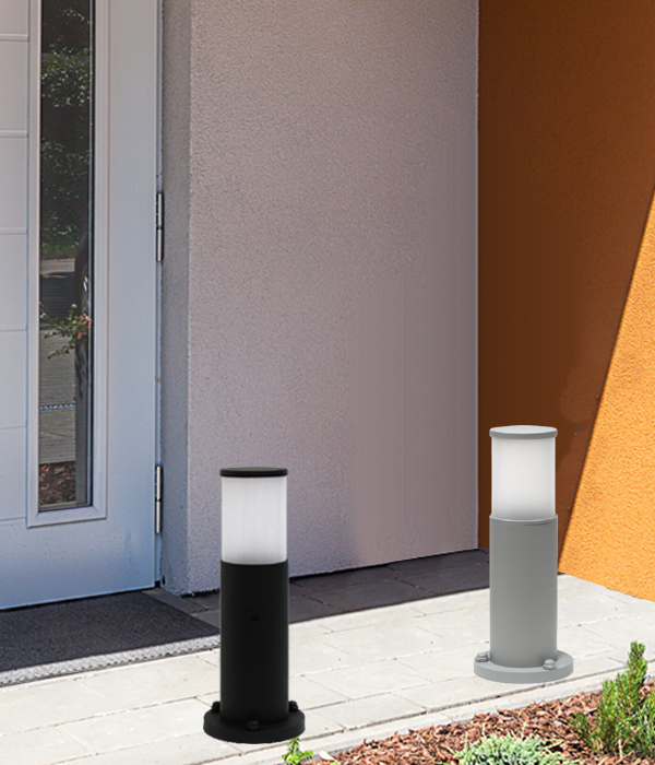 라나 원형 잔디등, 외부등(그레이/블랙,35Cm)