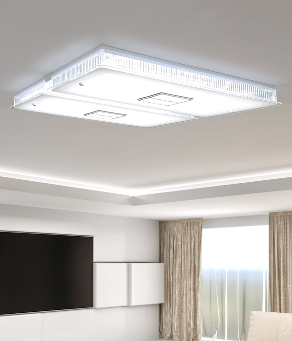 아이리스 100W 국산LED거실등 (유리)